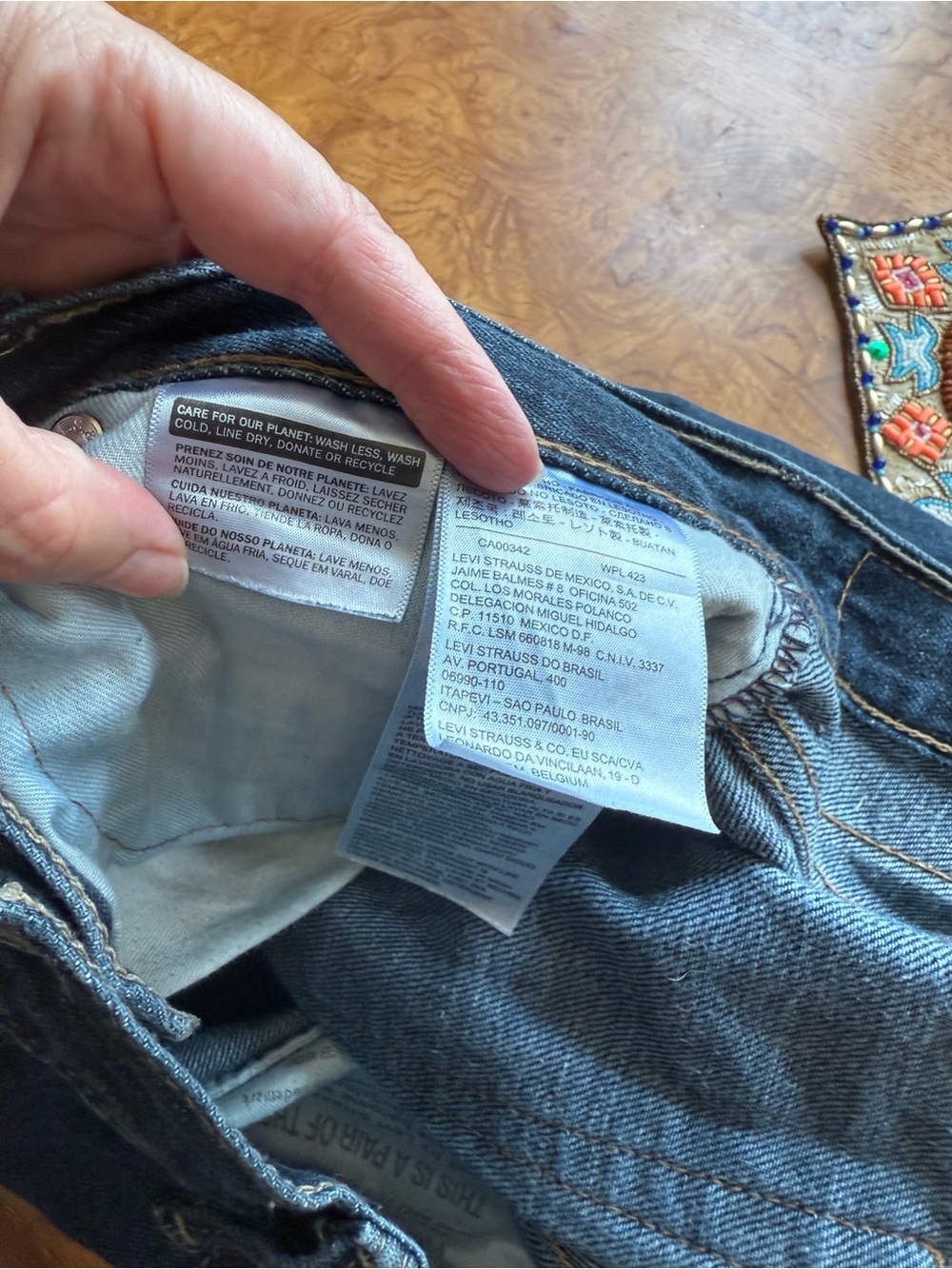 Levi’s Men’s Bootcut Jeans 33x32 - Picture 8 of 12